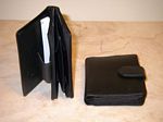 Leather Card Case with Coin Purse