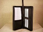 Zippered Leather Travel Wallet