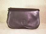 Black Leather 4 Pocket Handbag