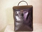 Petite Zip Top Leather Backpack