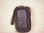 Leather Men's Bag with Cell Pocket