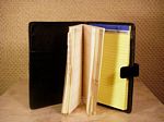 Leather Address Book with Notepad