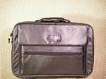 Leather Zip Around Computer Briefcase