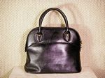 Top Handle Leather Handbag
