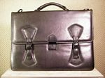 Supple Black Leather Briefcase