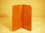 Rugged Leather Checkbook Cover